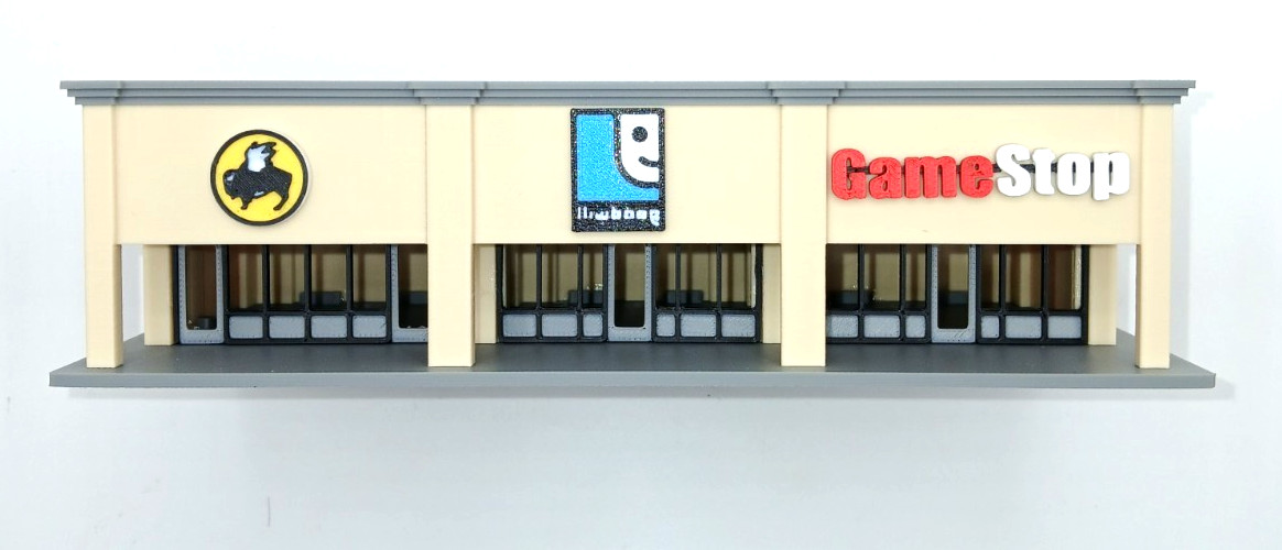HO Scale Strip Mall Type 1