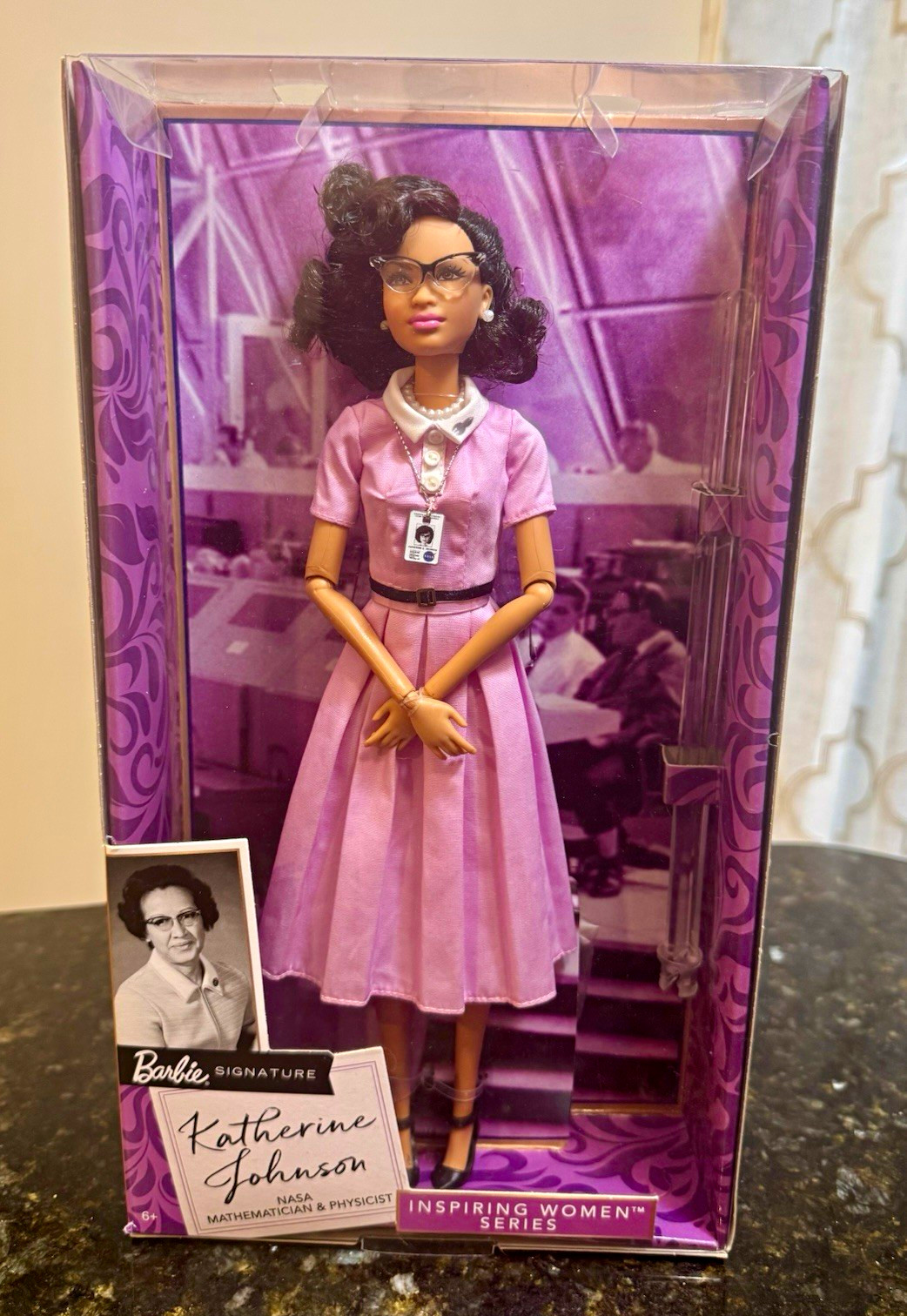 Barbie Signature Katherine Johnson Inspiring Women Collector Doll  New In Box
