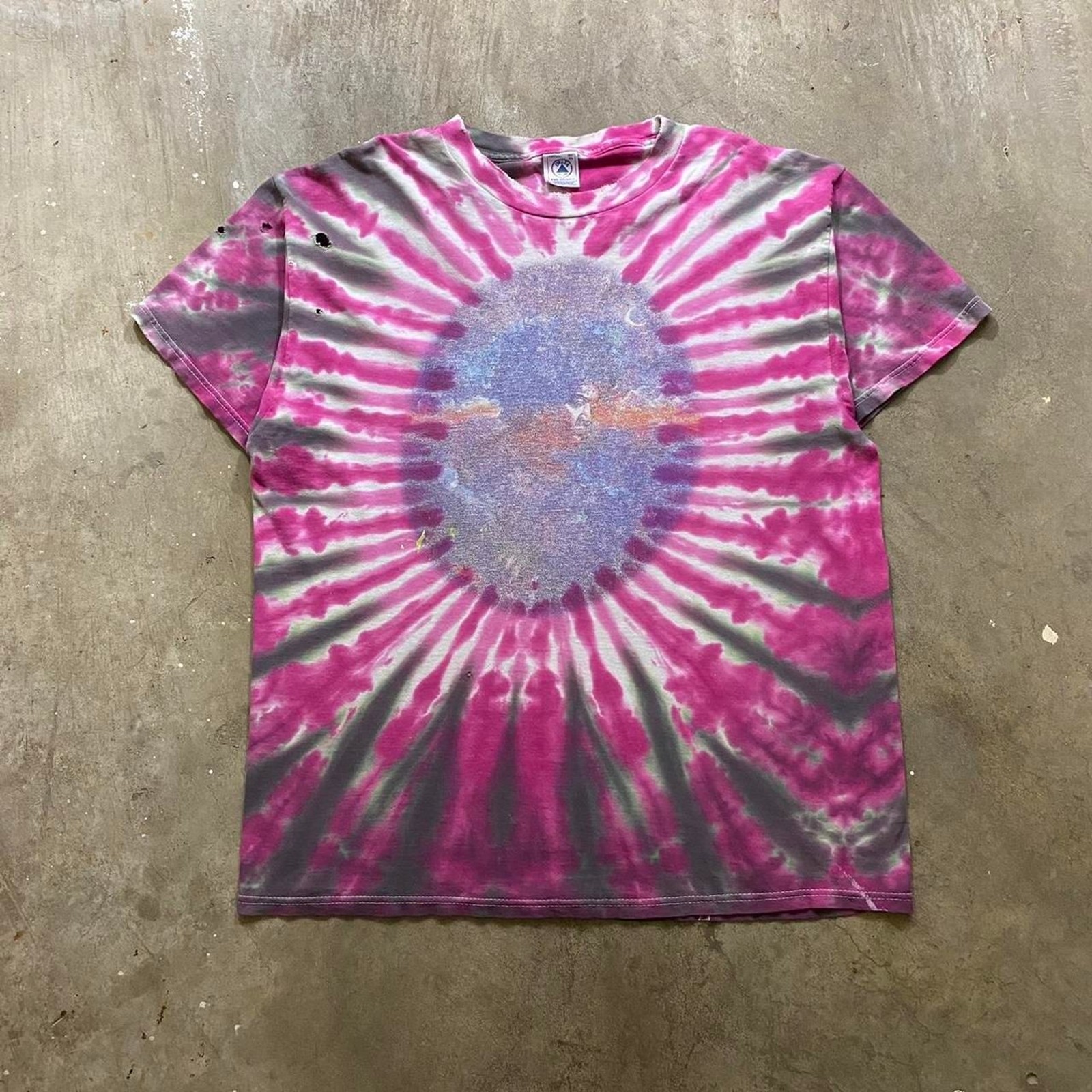 Vintage 90s Jimi Hendrix Tie-Dye Band Tee Vintage 90s Jimi Hendrix Tie-Dye Band Tee