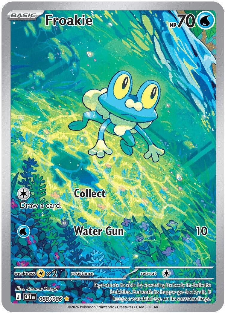 Froakie 088/086 Chaos Rising Holofoil Pokemon