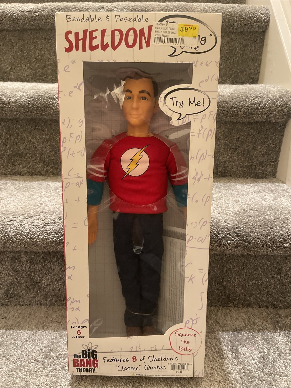 The Big Bang Theory Bendable & Poseable Sheldon Cooper 17 The Big Bang Theory Bendable & Poseable Sheldon Cooper 17