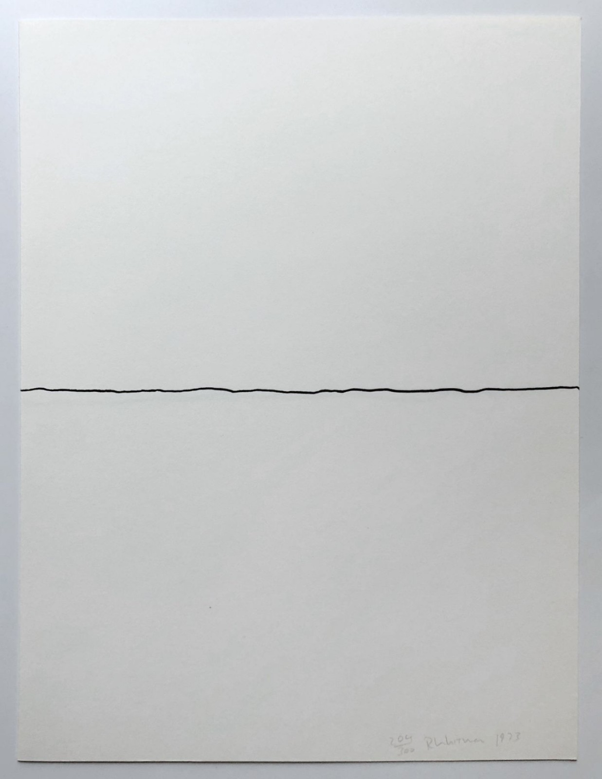 Robert Whitman 1973 Original Signed Numbered Limited Ed Screenprint Unframed