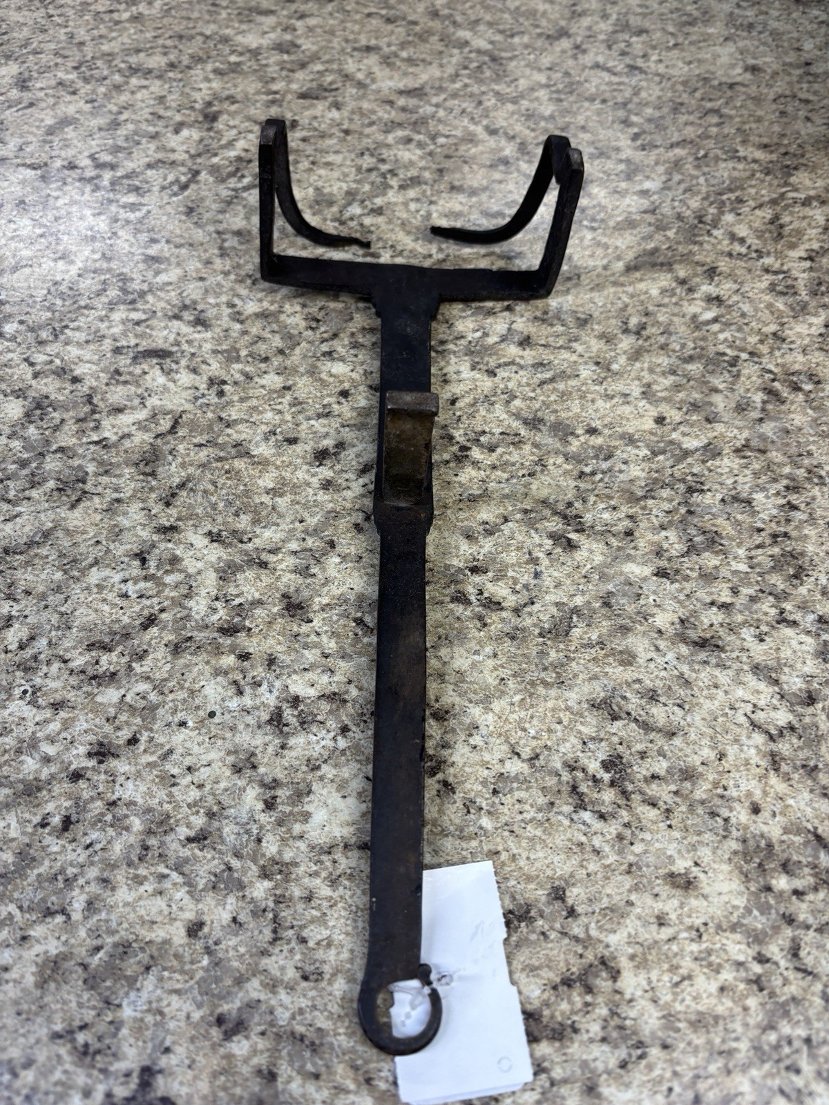 Vintage Handforged Wrought Iron Fireplace Bread Toaster. 13.5x5.5\ Vintage Handforged Wrought Iron Fireplace Bread Toaster. 13.5x5.5\