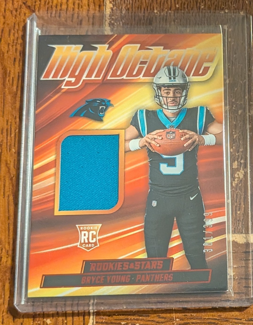 2023 Panini Rookies & Stars Bryce Young Rookie High Octane Jersey /399 2023 Panini Rookies & Stars Bryce Young Rookie High Octane Jersey /399