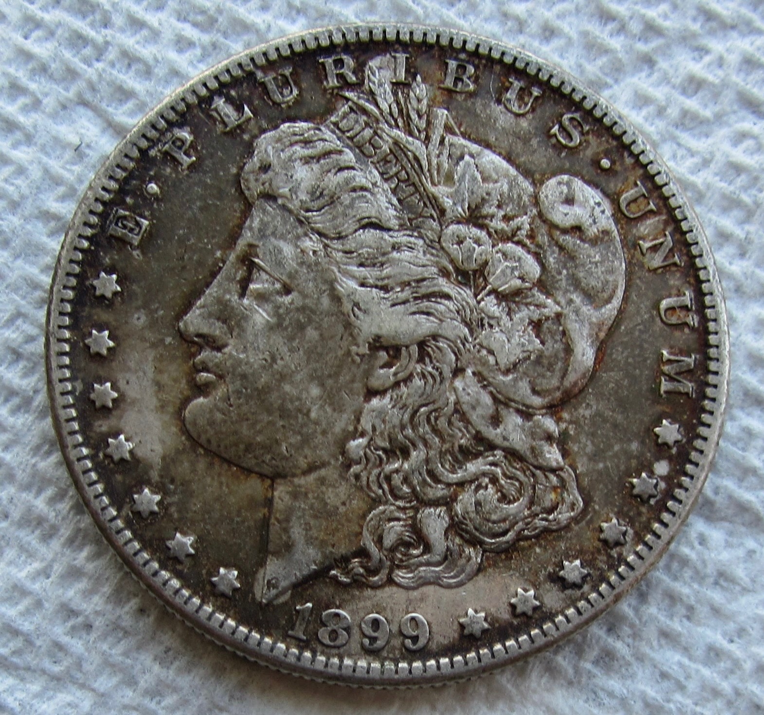 1899-S Morgan Silver Dollar Rare Key Date San Francisco Mint XF / AU Cleaned 1899-S Morgan Silver Dollar Rare Key Date San Francisco Mint XF / AU Cleaned
