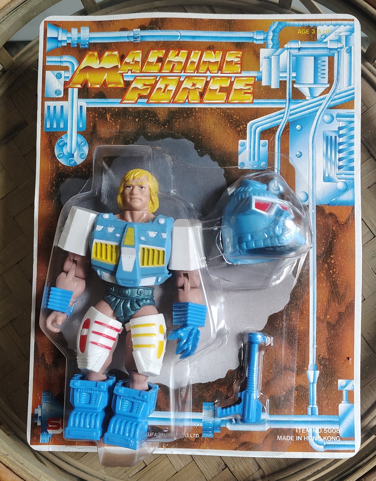 Sungold MACHINE FORCE Figure (Blue Variant) MOC Motu Ko Vintage. Sungold MACHINE FORCE Figure (Blue Variant) MOC Motu Ko Vintage.