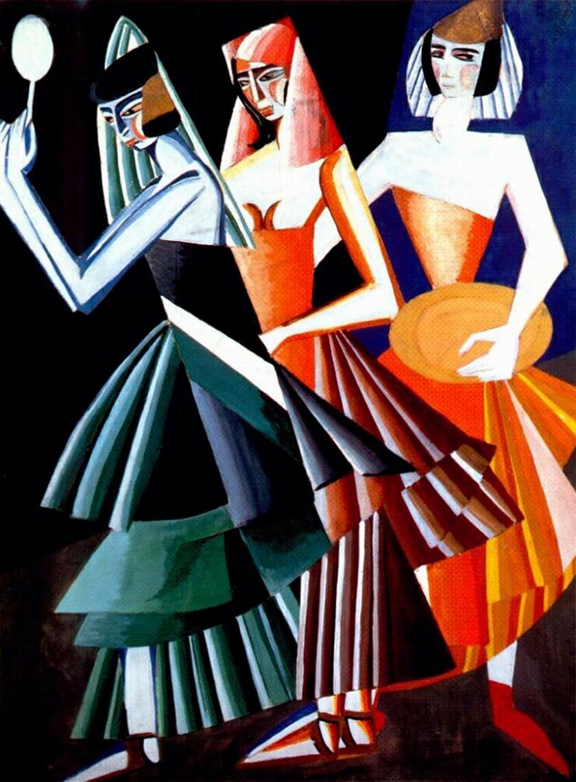 Aleksandra Ekster Costume Design Wall Art Print Avant Garde Theater Decor