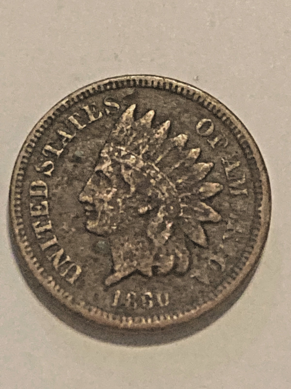 1860 Indian Head Cent 1860 Indian Head Cent