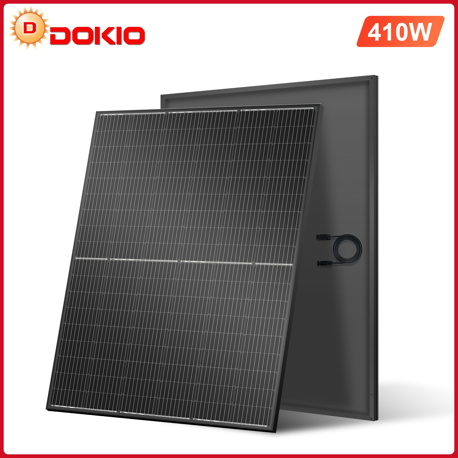 Dokio 400W-4000W N-type Mono Rigid Big High Power Solar Panel PV moudle for Roof Dokio 400W-4000W N-type Mono Rigid Big High Power Solar Panel PV moudle for Roof