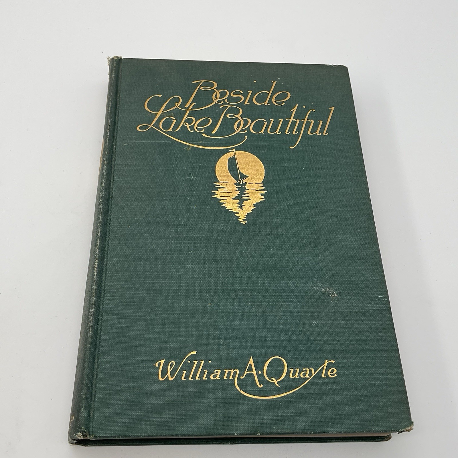 Antique William A. Quayle Beside Lake Beautiful 1914 1915  Abingdon Press Book