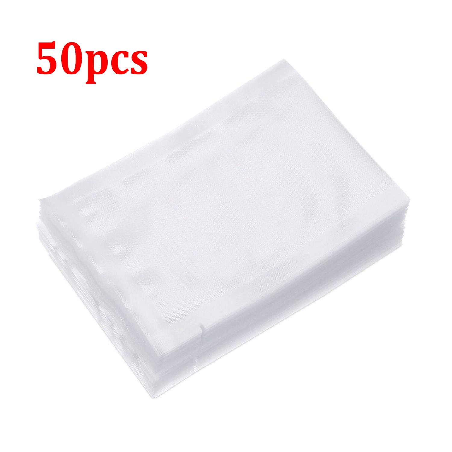50-300 Pcs Vacuum Sealer Bags Embossed Food Saver Magic Seal Storage Bags 8\