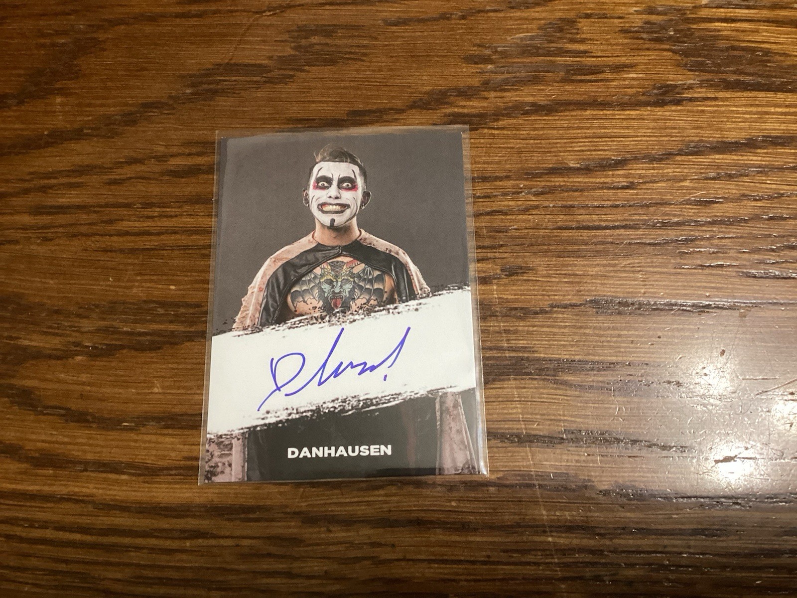 Danhausen Autographed Signed Card