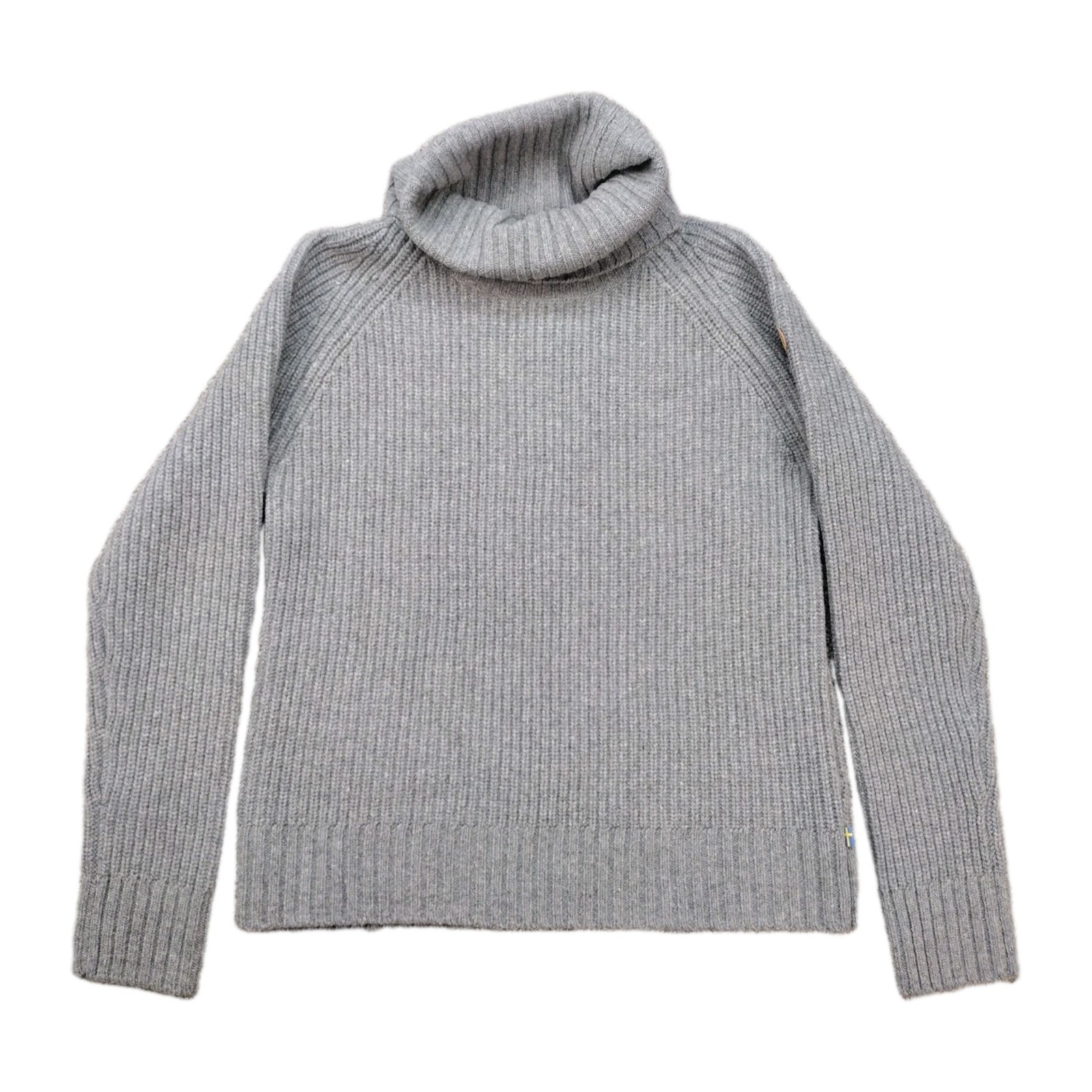 Fjallraven Men\'s Size M Ovik Roll Neck Sweater 100% LambsWool Grey  NWT