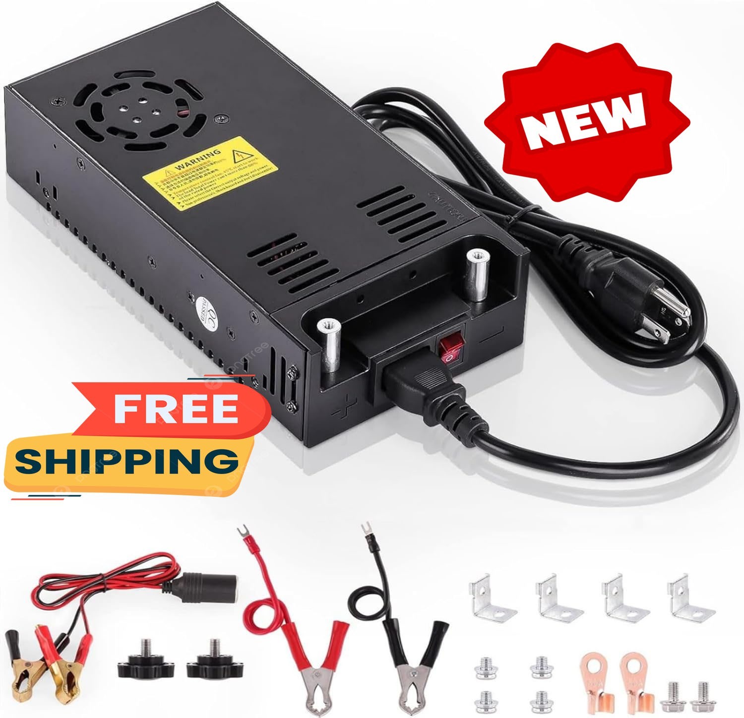 Fuente de alimentación de 12 V, 360 W, 30 A, convertidor de CA a CC, fuente de a