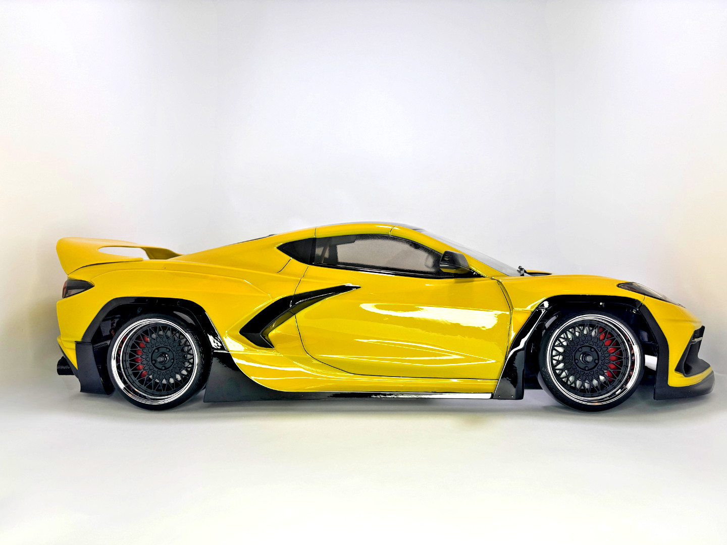 MST RMX 2.5 RWD Brushless Drift Car RTR Corvette C8 Pandem Widebody Yellow