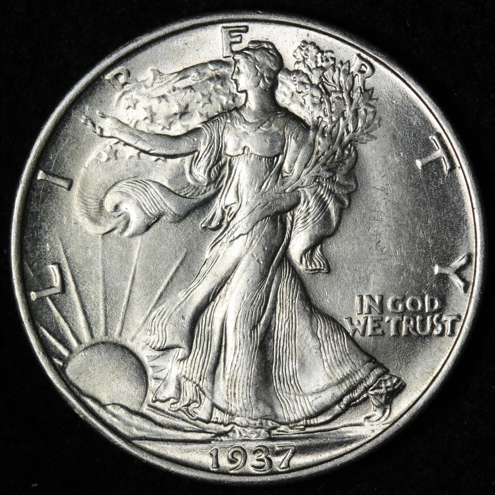 1937-S Walking Liberty Silver Half Dollar BU *UNCIRCULATED* MS E372 ZWNNM