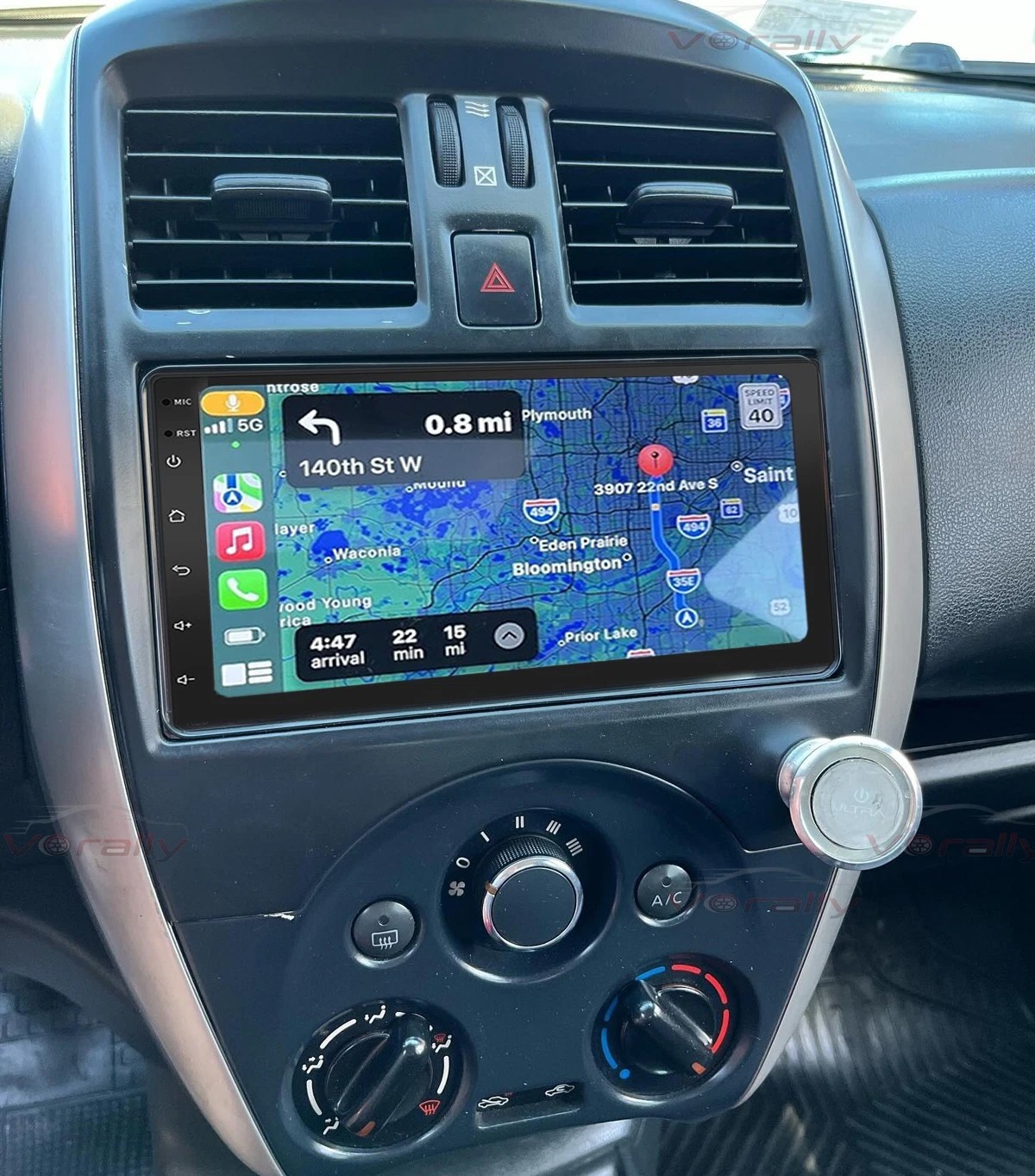 For 2012-2019 Nissan Versa Android 15 4+64G Apple Carplay Stereo Radio Navi GPS