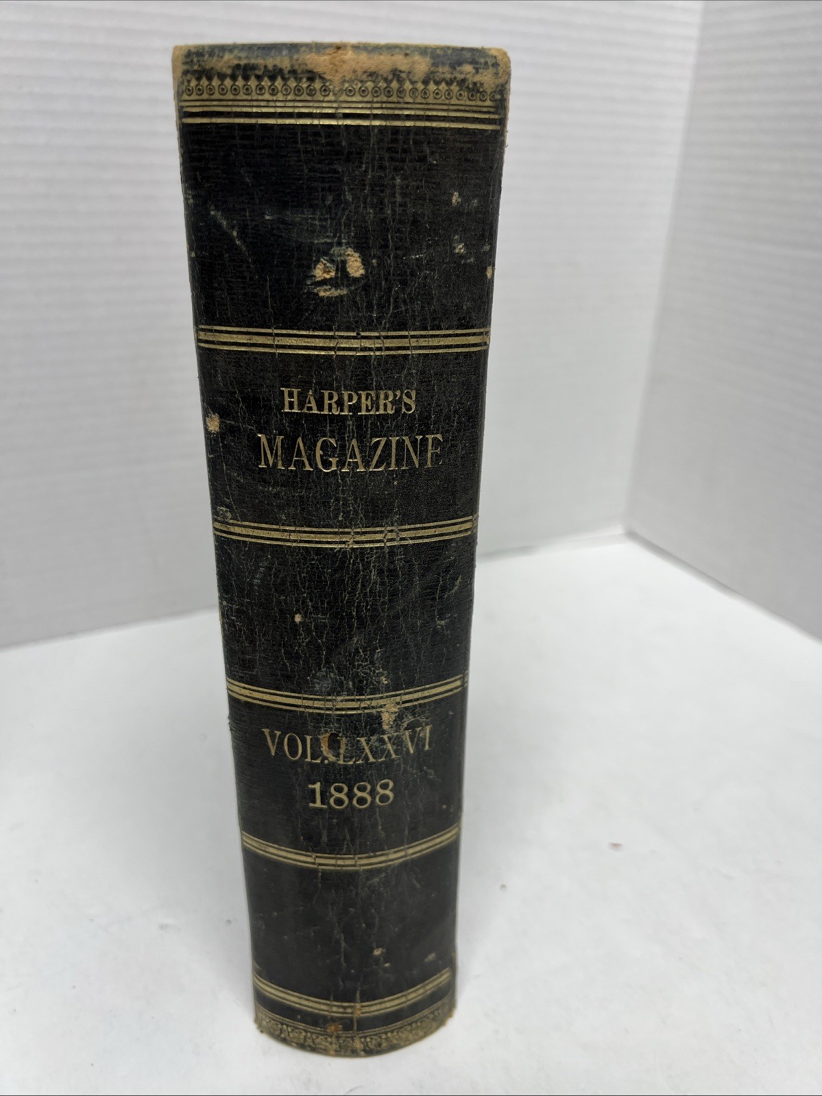Harper\'s Magazine Vol. LXXVI December 1887 To May 1888 Harper & Bros. HC 1888 Harper\'s Magazine Vol. LXXVI December 1887 To May 1888 Harper & Bros. HC 1888