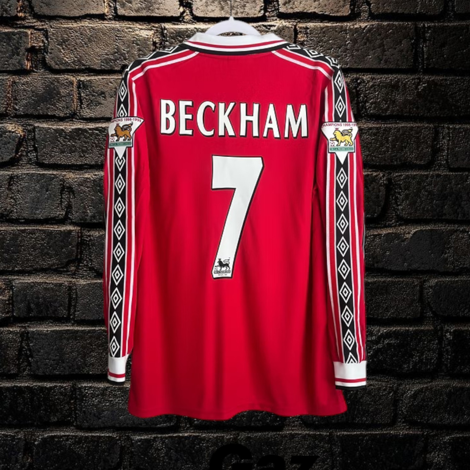 Manchester United 1998/1999 Retro Home Jersey - Beckham #7 