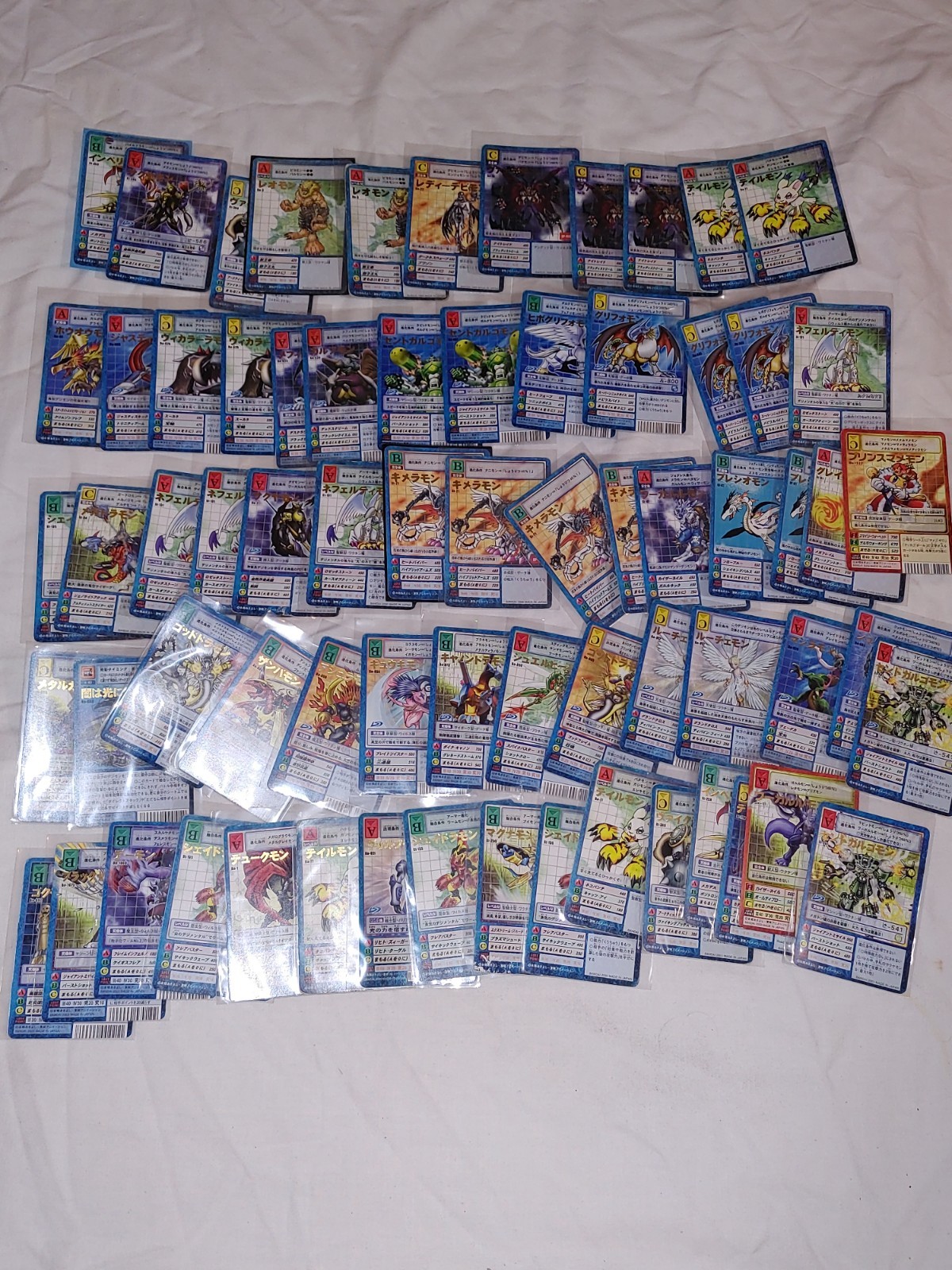 69 Card lot. Gold. Foil Huge Collection Hyper Colosseum Band I Digimon Vintage 69 Card lot. Gold. Foil Huge Collection Hyper Colosseum Band I Digimon Vintage