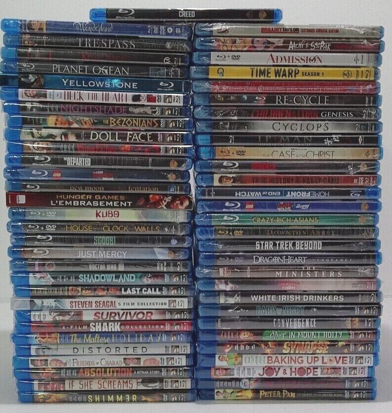 Wholesale Lot of Assorted BLU-RAY Sets BRAND NEW  NO DUPLICATES Z1