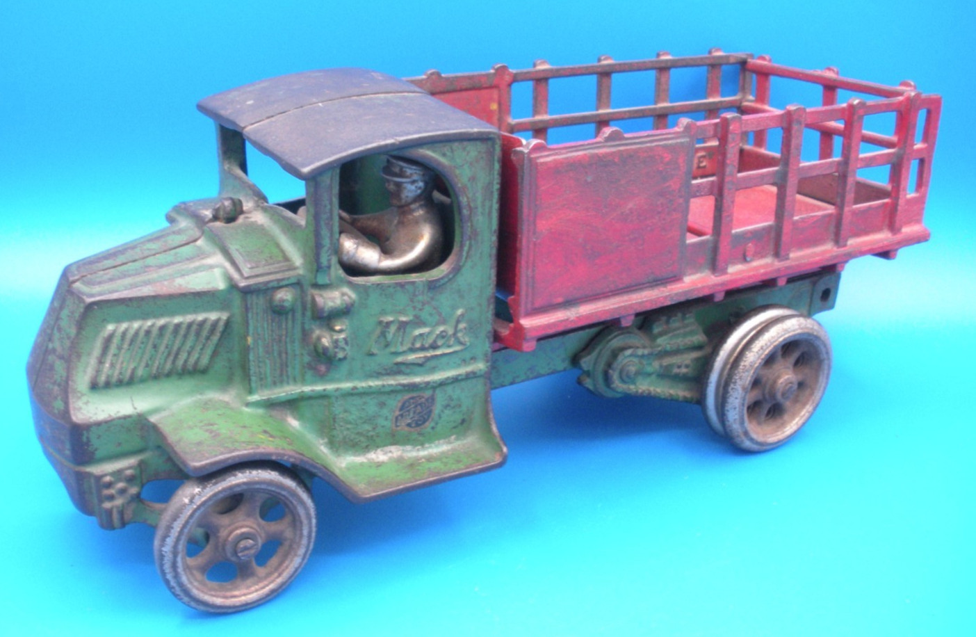 Vintage 1929 Arcade Mack Stake Truck 12\ Vintage 1929 Arcade Mack Stake Truck 12\