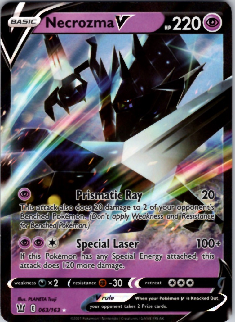 Necrozma V Holo Ultra Rare SWSH05: Battle Styles 063/163 NM