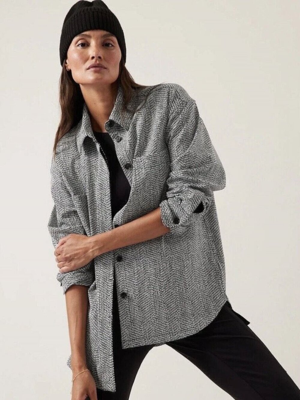 Athleta Braiden Shirt Jacket