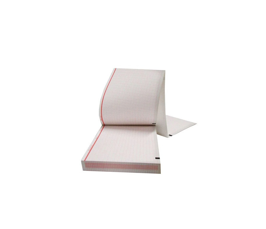 300 Sheets GE MAC 3500, MAC 5500 ECG Machine Thermal Paper, Z-Fold 2009828-024