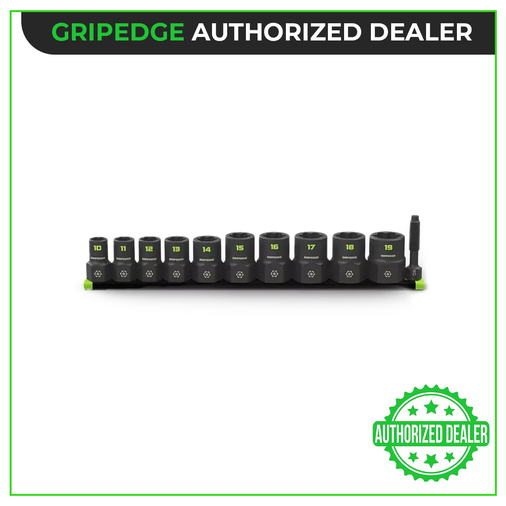 GripEdge XBM10S 10 Piece 3/8 Drive Metric Socket Extractor Set New Tools GripEdge XBM10S 10 Piece 3/8 Drive Metric Socket Extractor Set New Tools
