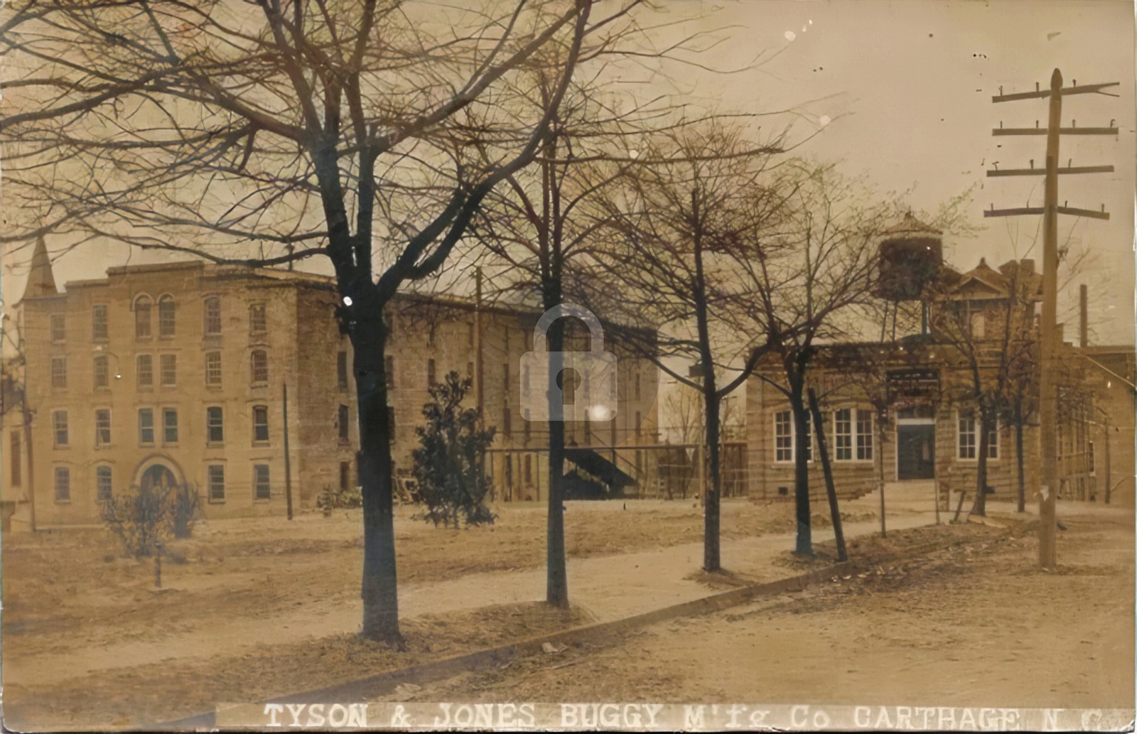 1912 Carthage NC Tyson & Jones Buggy Factory RPPC Photo Postcard COPY 1912 Carthage NC Tyson & Jones Buggy Factory RPPC Photo Postcard COPY