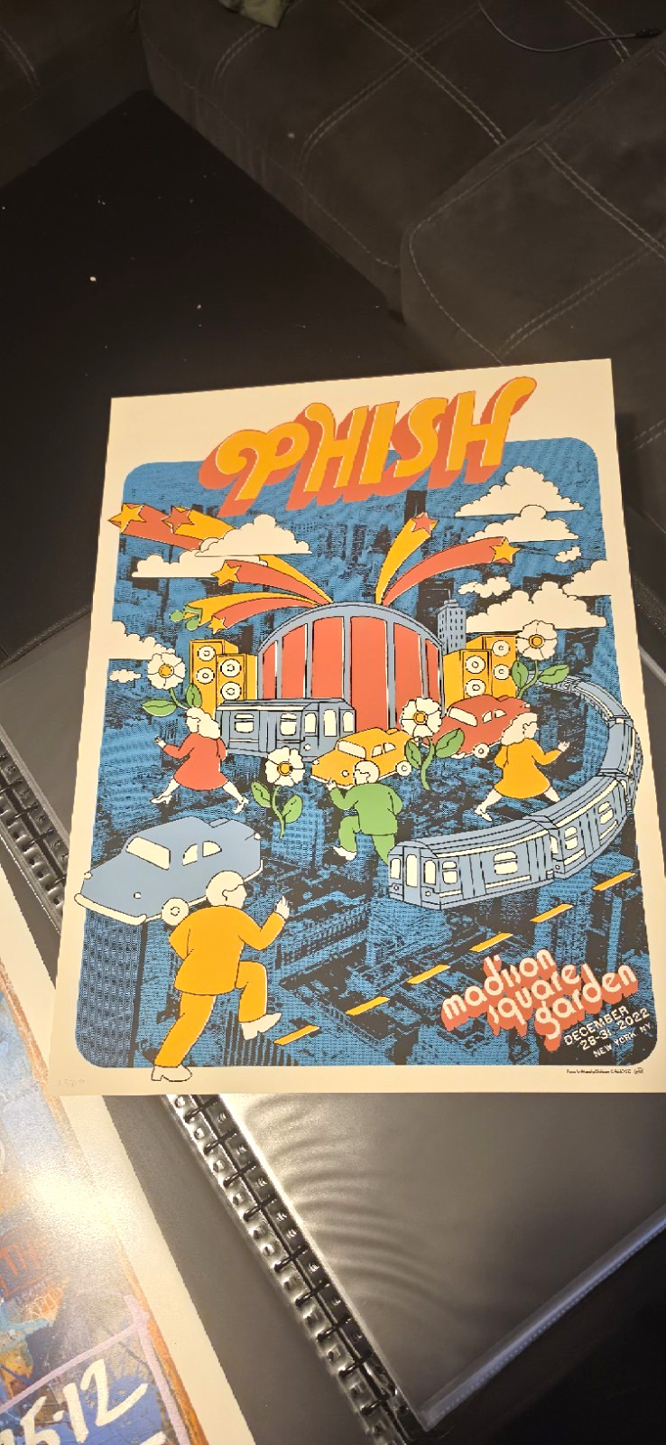 Phish Madison Square Garden NYC 12/28-31/2022 Concert Poster #318/1200 Phish Madison Square Garden NYC 12/28-31/2022 Concert Poster #318/1200