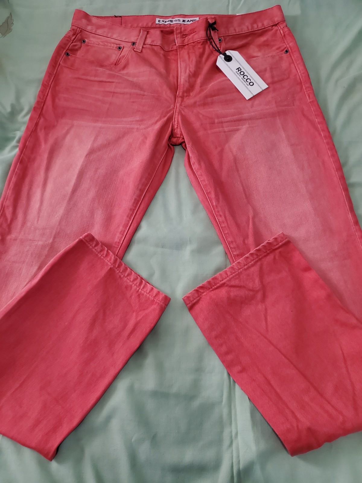 Express Jeans Precision Fit Rocco Slim Skinny Leg 34x34 NWT Men\'s Colored Denim
