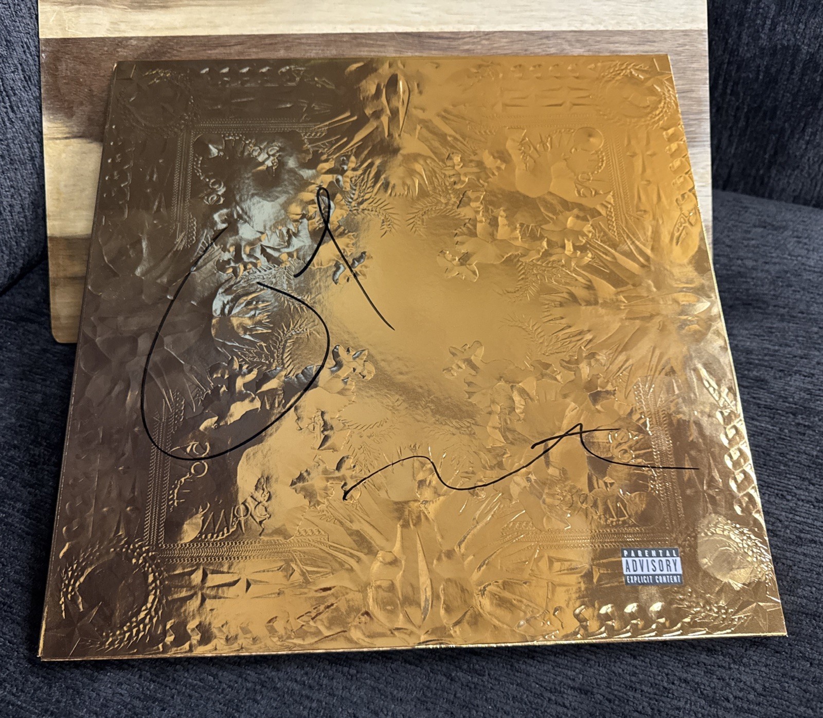 JAY-Z & KANYE WEST DUAL SIGNED AUTOGRAPHED \