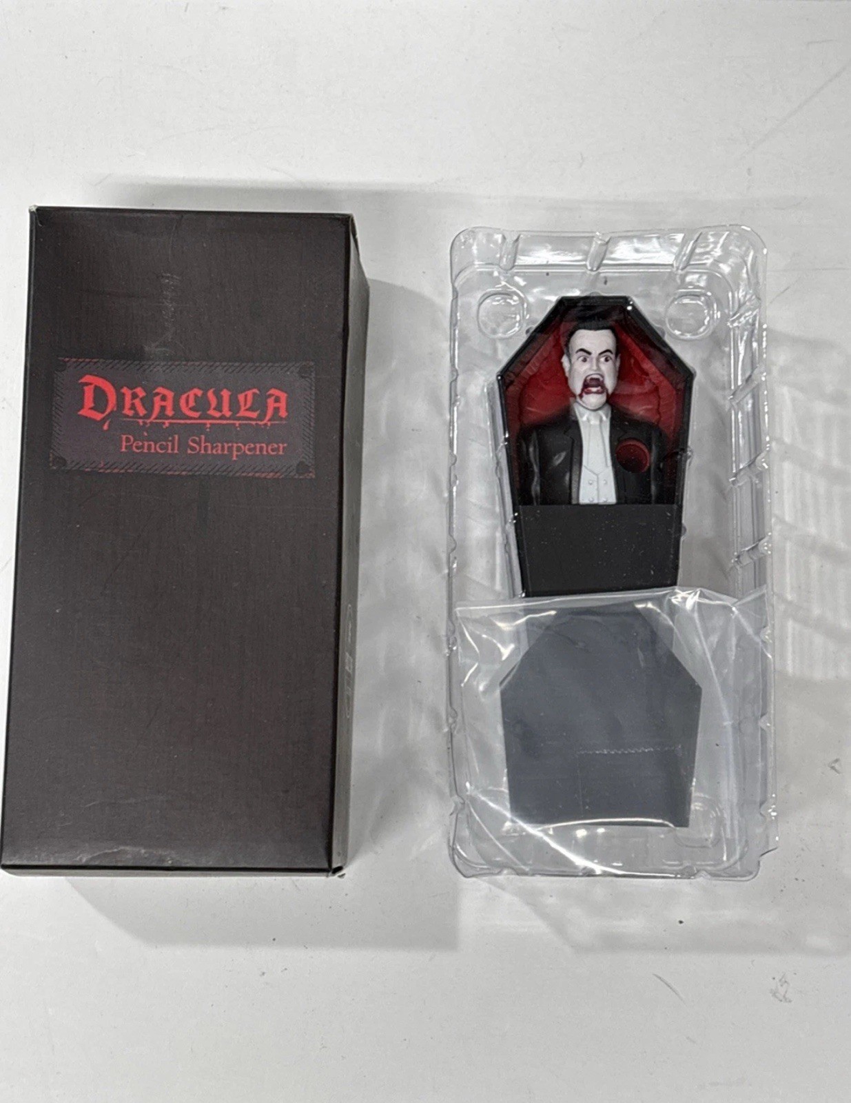 2019 Loot Crate Exclusive Dracula Coffin Pencil Sharpener New Open Box RARE HTF 2019 Loot Crate Exclusive Dracula Coffin Pencil Sharpener New Open Box RARE HTF