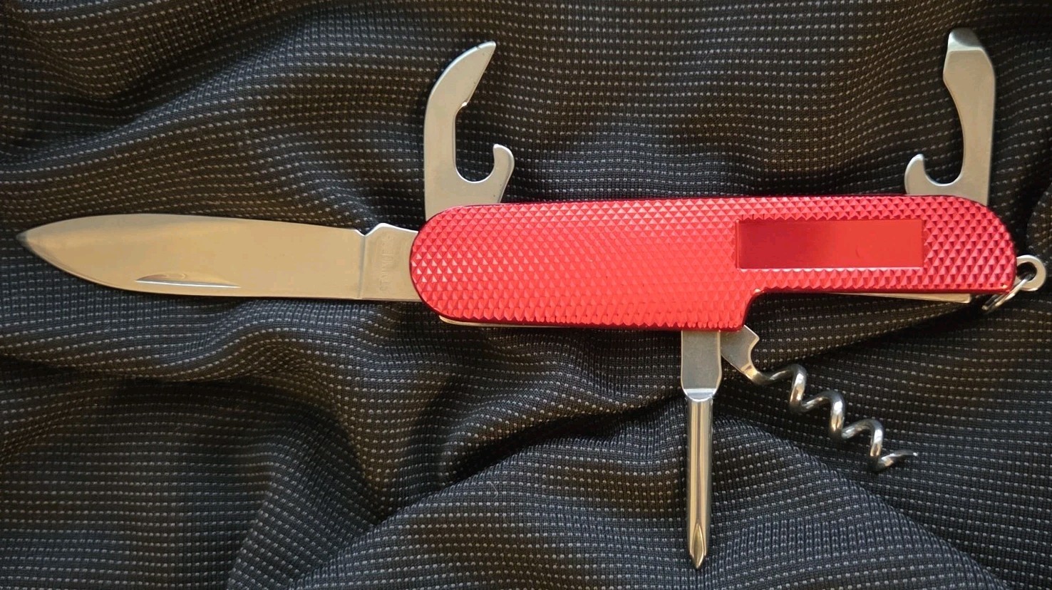 Rite-Edge Red Swiss Scout Camping Pocket Knife Multi Tool-Same Day Shipping