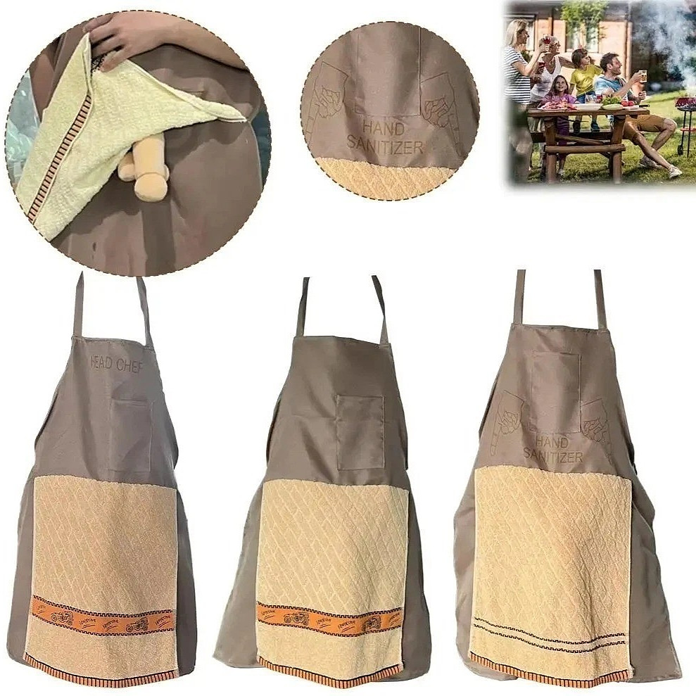Funny Chef Prank Apron Novelty Gag Gift Kitchen BBQ Cooking Apron for Men