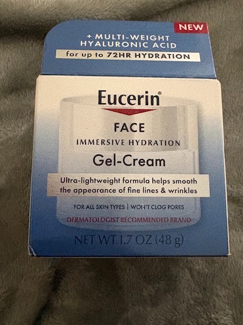 NIB Eucerin Immersive Hydration Gel Cream with Hyaluronic Acid, 1.7oz48 g NIB Eucerin Immersive Hydration Gel Cream with Hyaluronic Acid, 1.7oz48 g