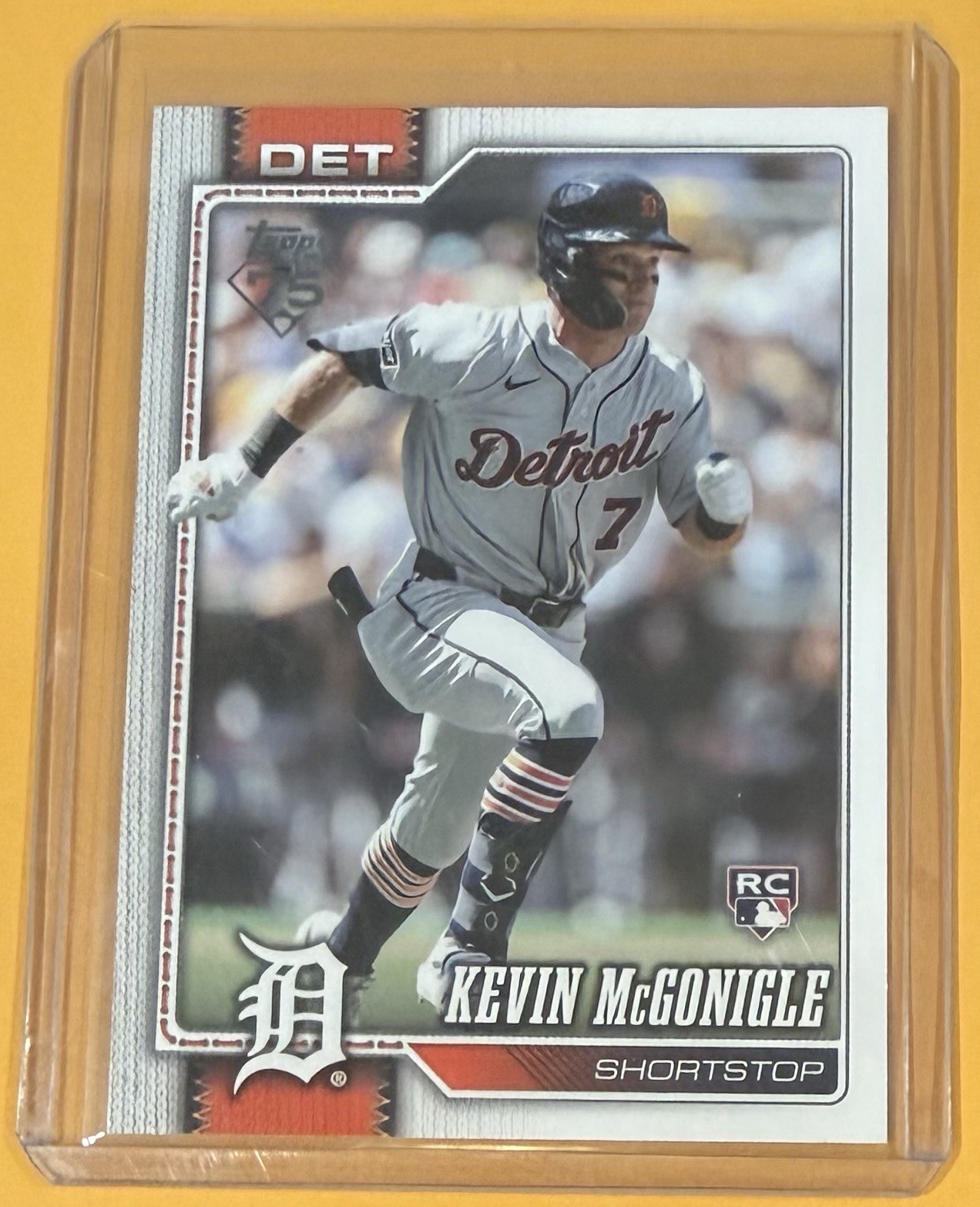 Topps Series Two SP Kevin McGonigle RC Detroit Tigers #697 Rookie Card