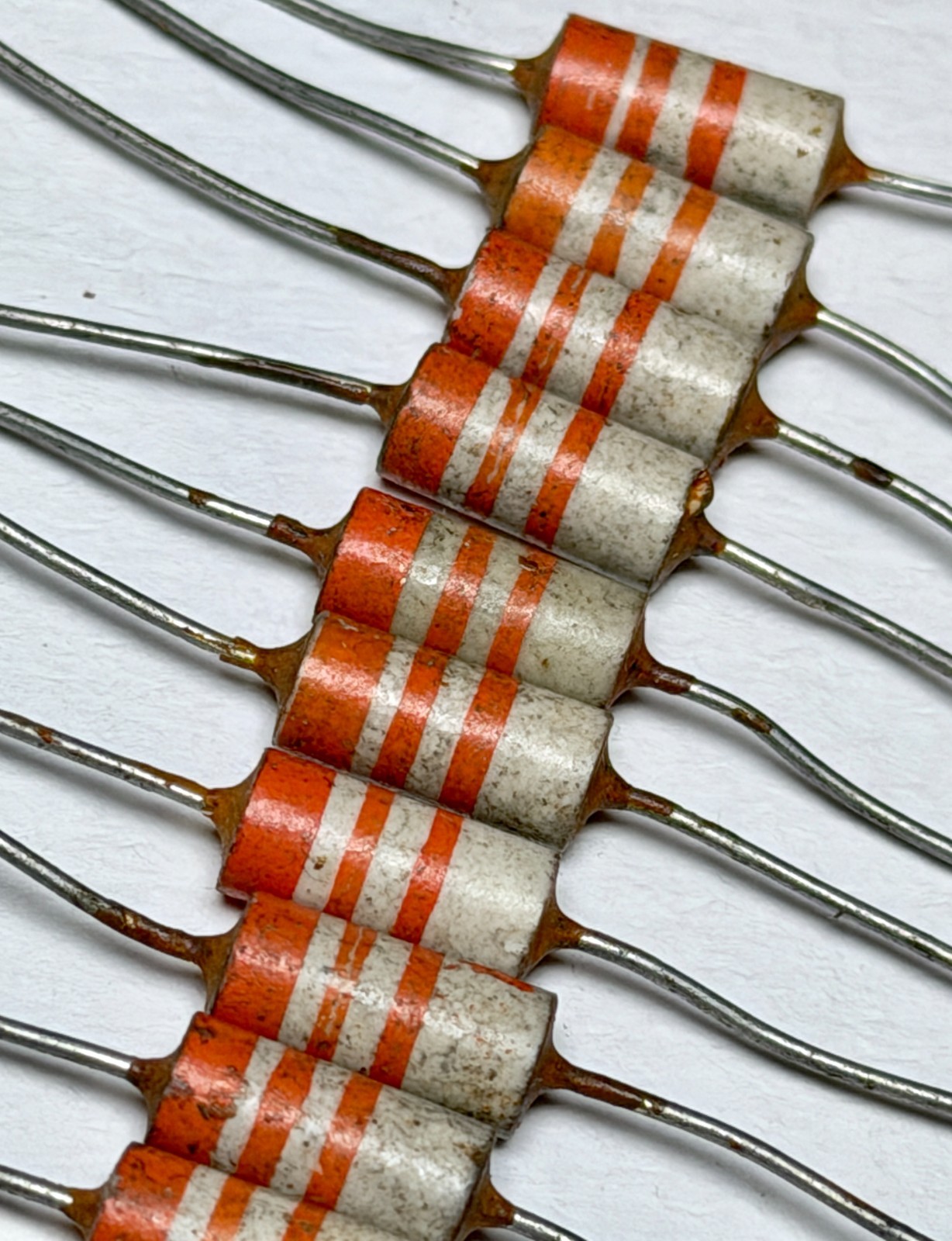 20pcs Vintage Solid Carbon Ceramic Resistors Electronics Radio Audio Amplifier