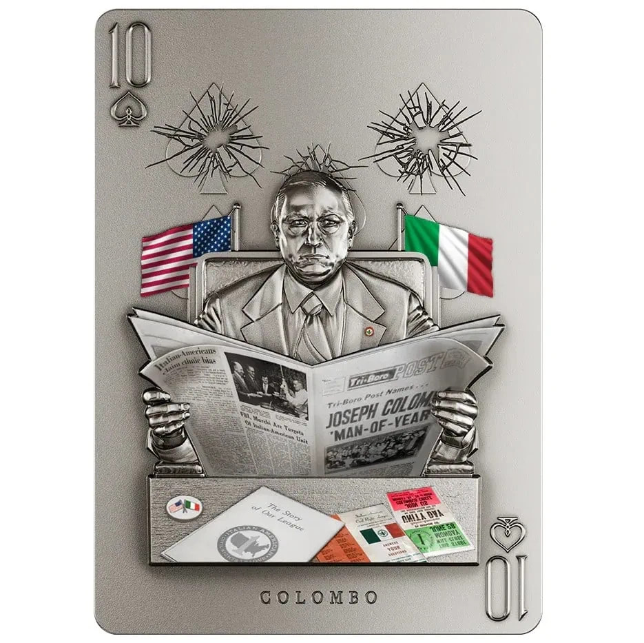 2026 Niue The Five Families Colombo Crime Family 2 oz Silver High Relief Coin 2026 Niue The Five Families Colombo Crime Family 2 oz Silver High Relief Coin
