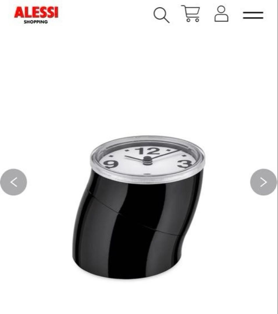 ALESSI Cronotime Table Clock 01 B