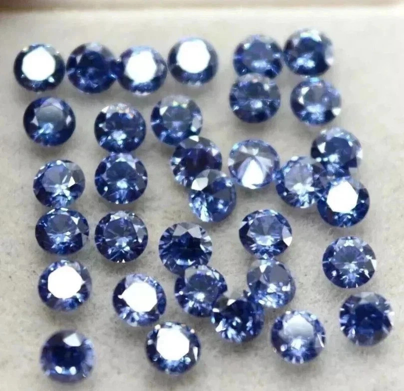 5PC 5.Ct Fancy Blue Round Cut VVS1 Diamond Premium Quality Loose Gemstone 5PC 5.Ct Fancy Blue Round Cut VVS1 Diamond Premium Quality Loose Gemstone