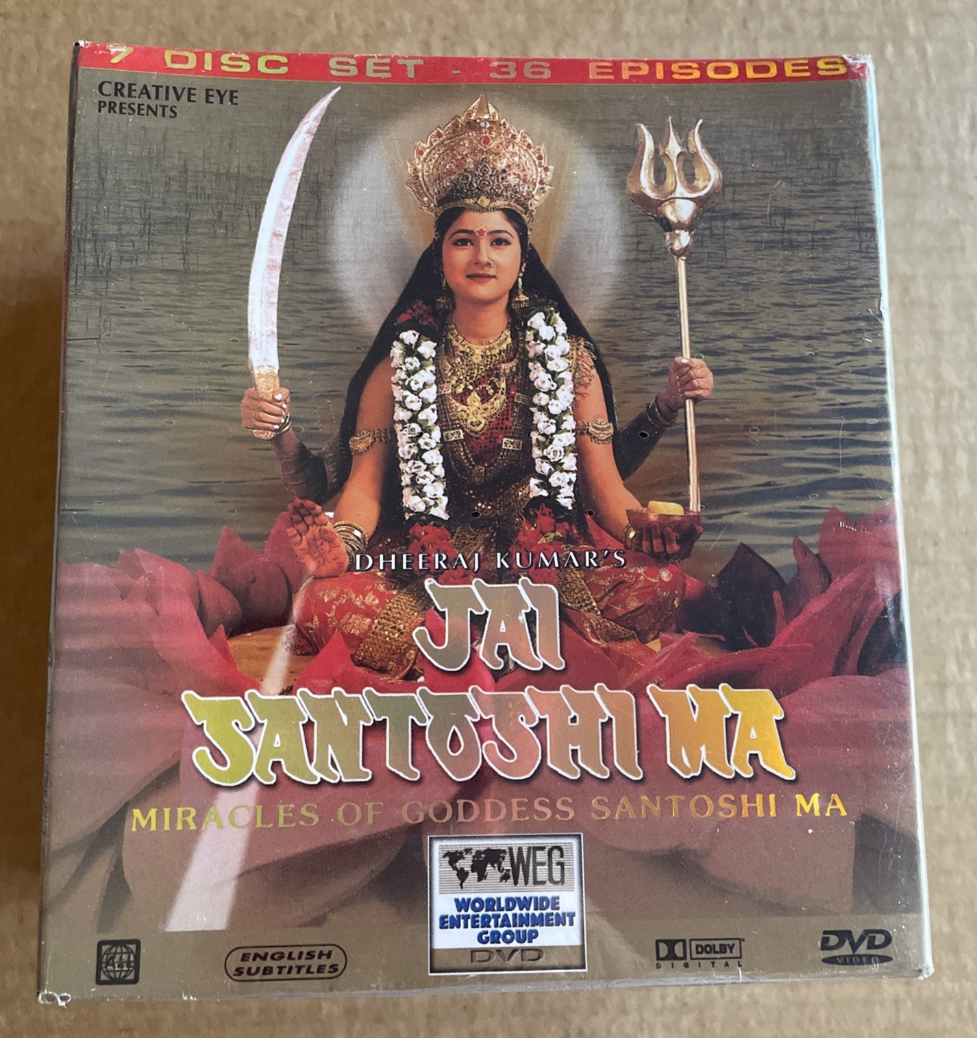 Jai Santoshi Ma 7 Disc DVD Box Set, Hindu/w English Subtitles, New Jai Santoshi Ma 7 Disc DVD Box Set, Hindu/w English Subtitles, New