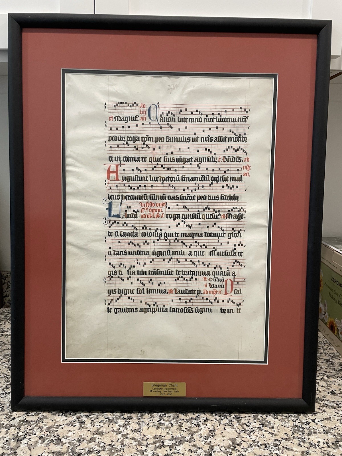 RARE UNIQUE - 1630 Italian Monastery Antiphonary St Ursula Gregorian Chant OFFER
