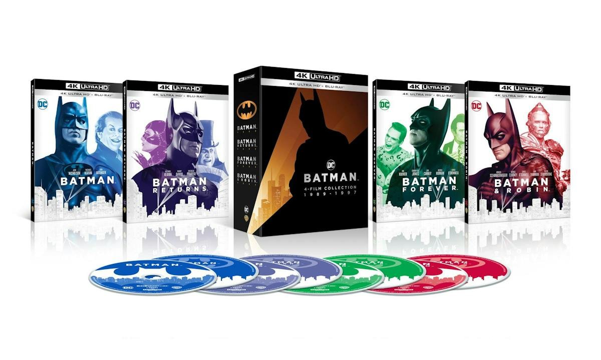 Batman 4-film Collection 4K UHD Blu-ray NEW