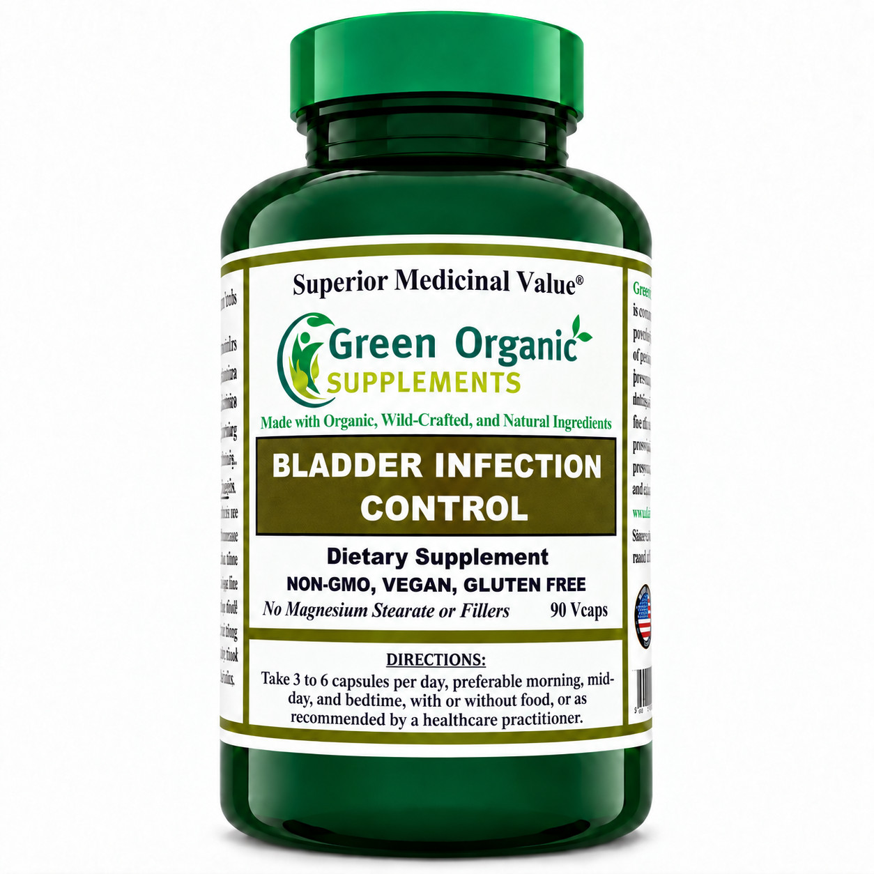 Green Organic Supplements\' Bladder Infection Control, Urinary Tract Infection