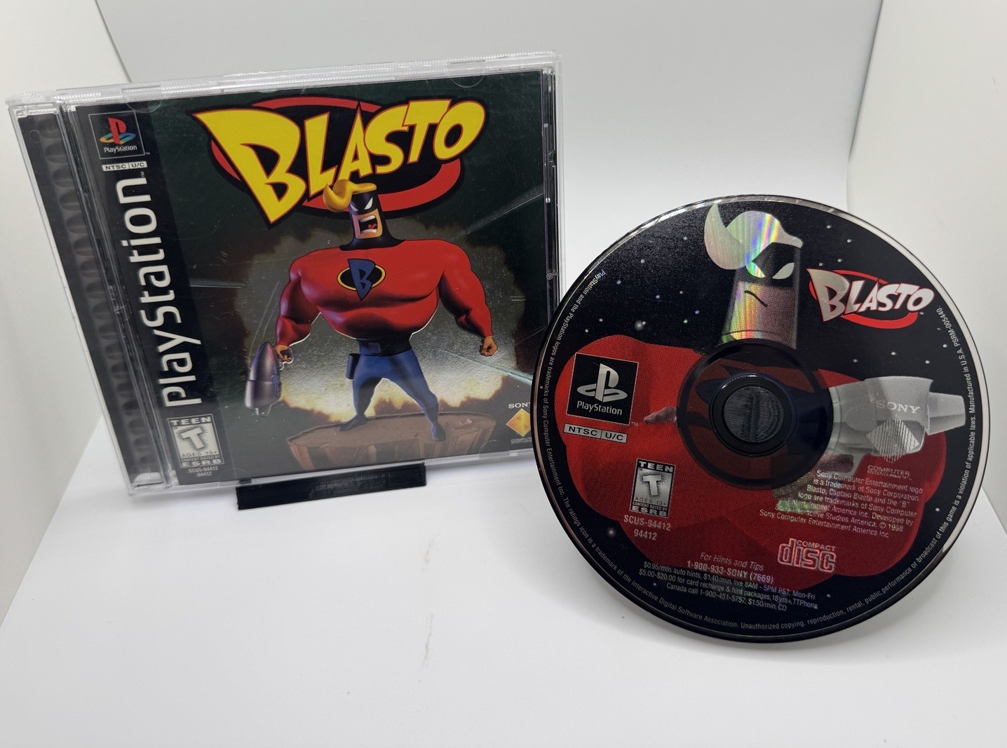 Blasto (Sony PlayStation 1 PS1, 1998) CIB Complete - Tested Works Blasto (Sony PlayStation 1 PS1, 1998) CIB Complete - Tested Works
