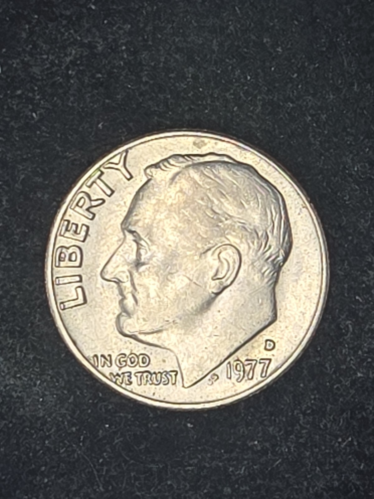 1977 D Roosevelt Dime Circulated #2 1977 D Roosevelt Dime Circulated #2