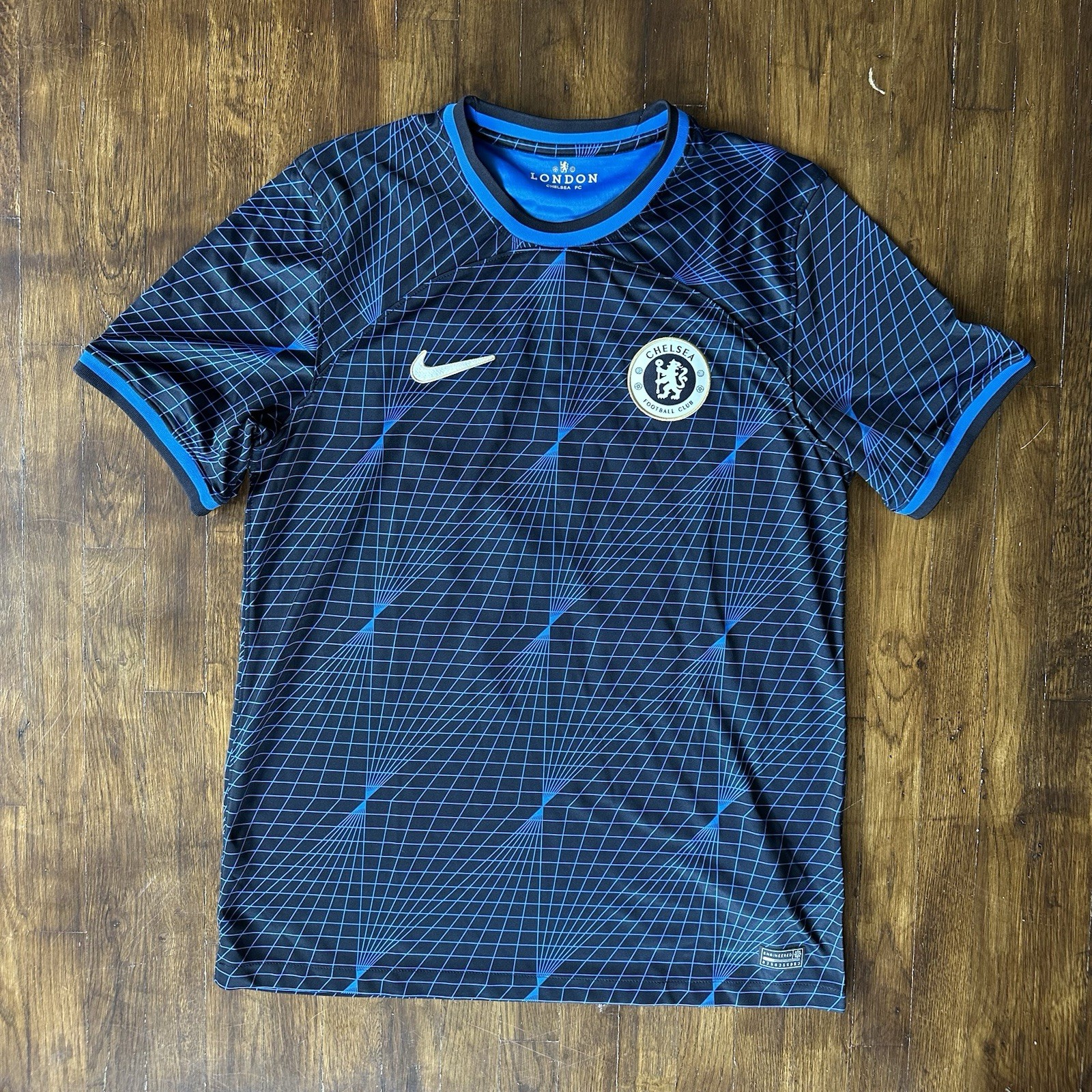 OFFICIAL CHELSEA F.C. MATCH AWAY JERSEY 2023/24 AUTHENTIC FOOTBALL SHIRT Large OFFICIAL CHELSEA F.C. MATCH AWAY JERSEY 2023/24 AUTHENTIC FOOTBALL SHIRT Large